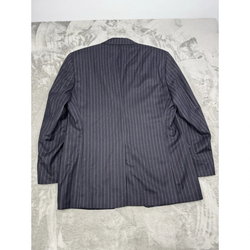 Ralph Lauren Sport Coat Mens 42R Pinstripe Lord & Taylor Blazer Wool Cashmere